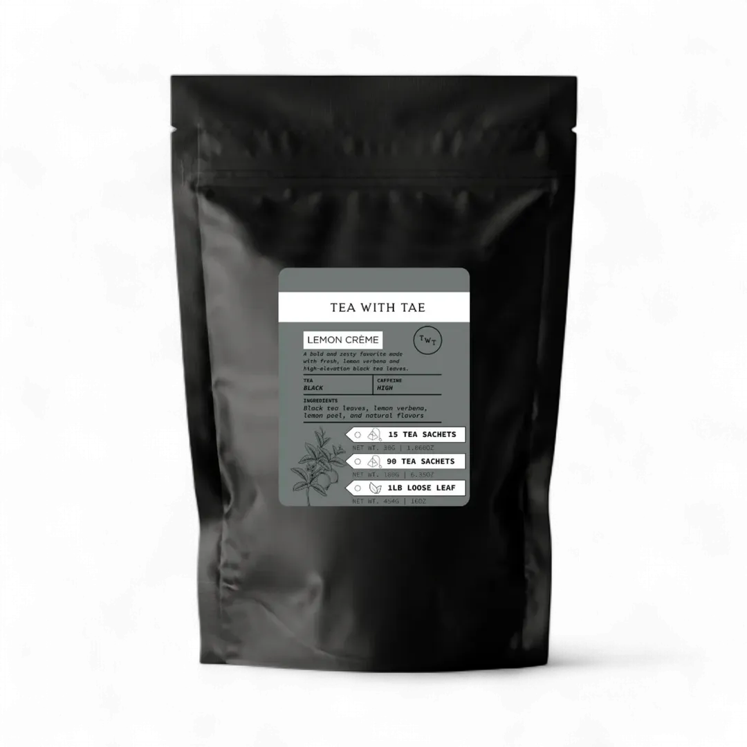 Lemon Crème Black Loose Leaf Tea Pouch (1lb.)