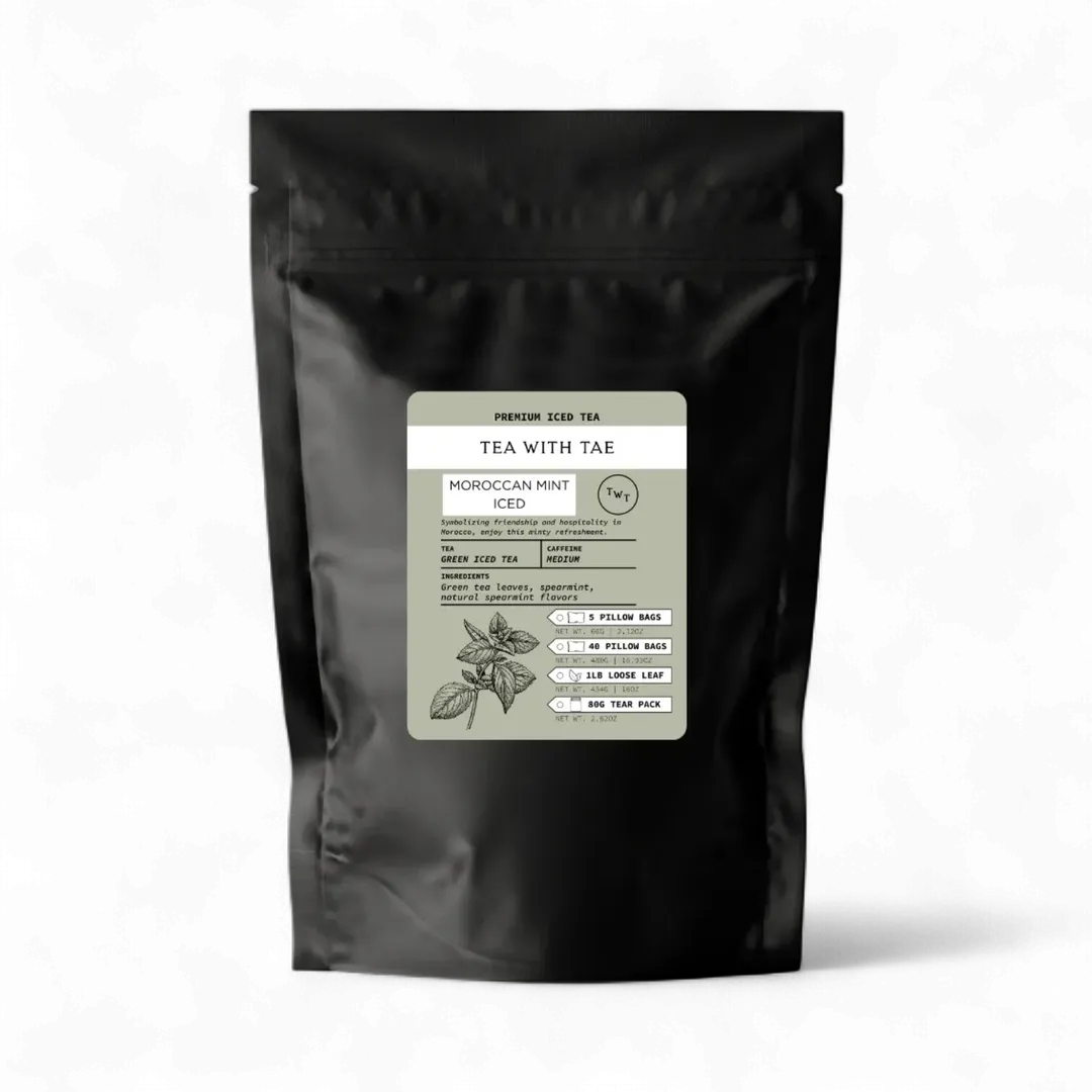 Moroccan Mint Green Iced Tea Pouch (40 pillow bags)