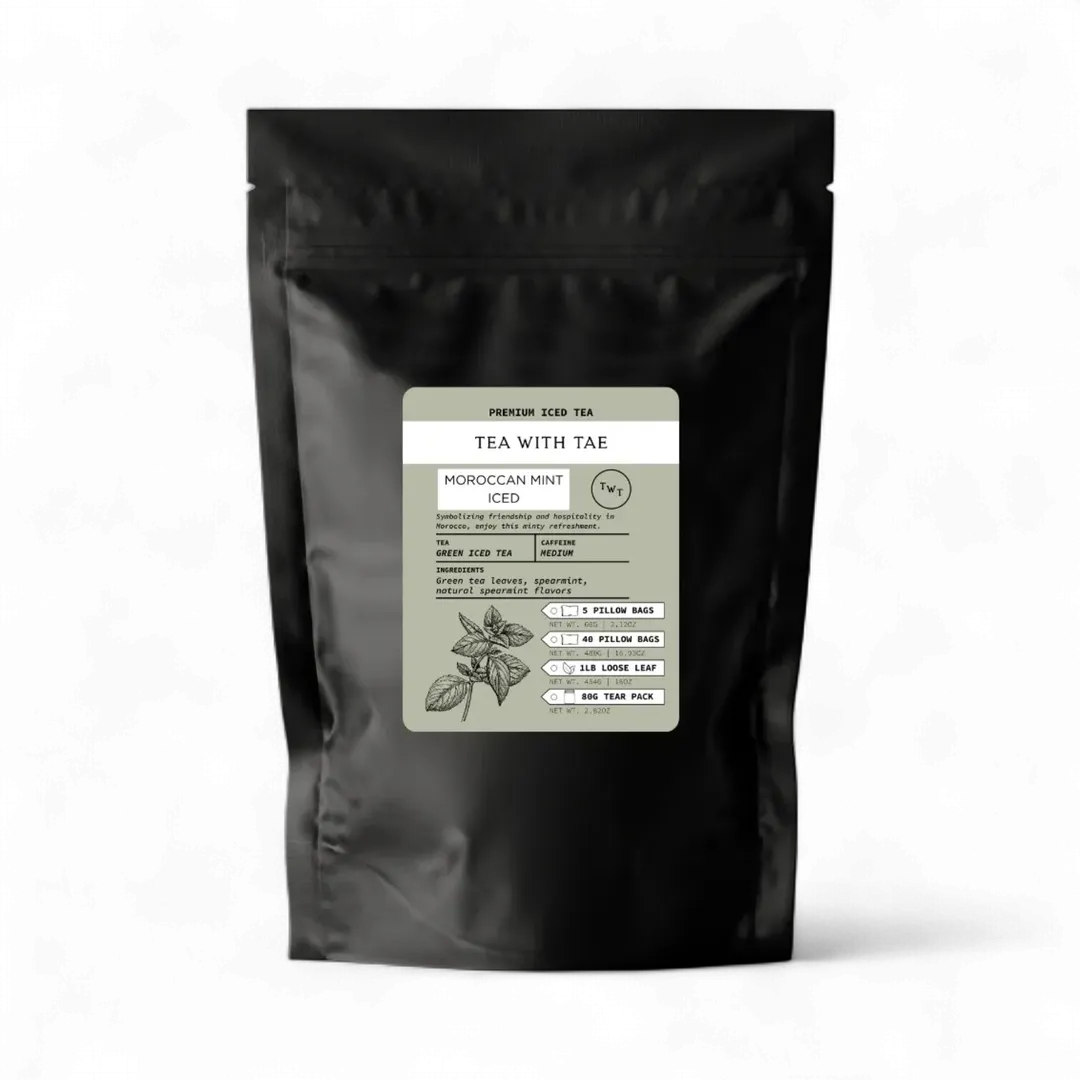 Moroccan Mint Green Loose Leaf Iced Tea Pouch (1 lb.)