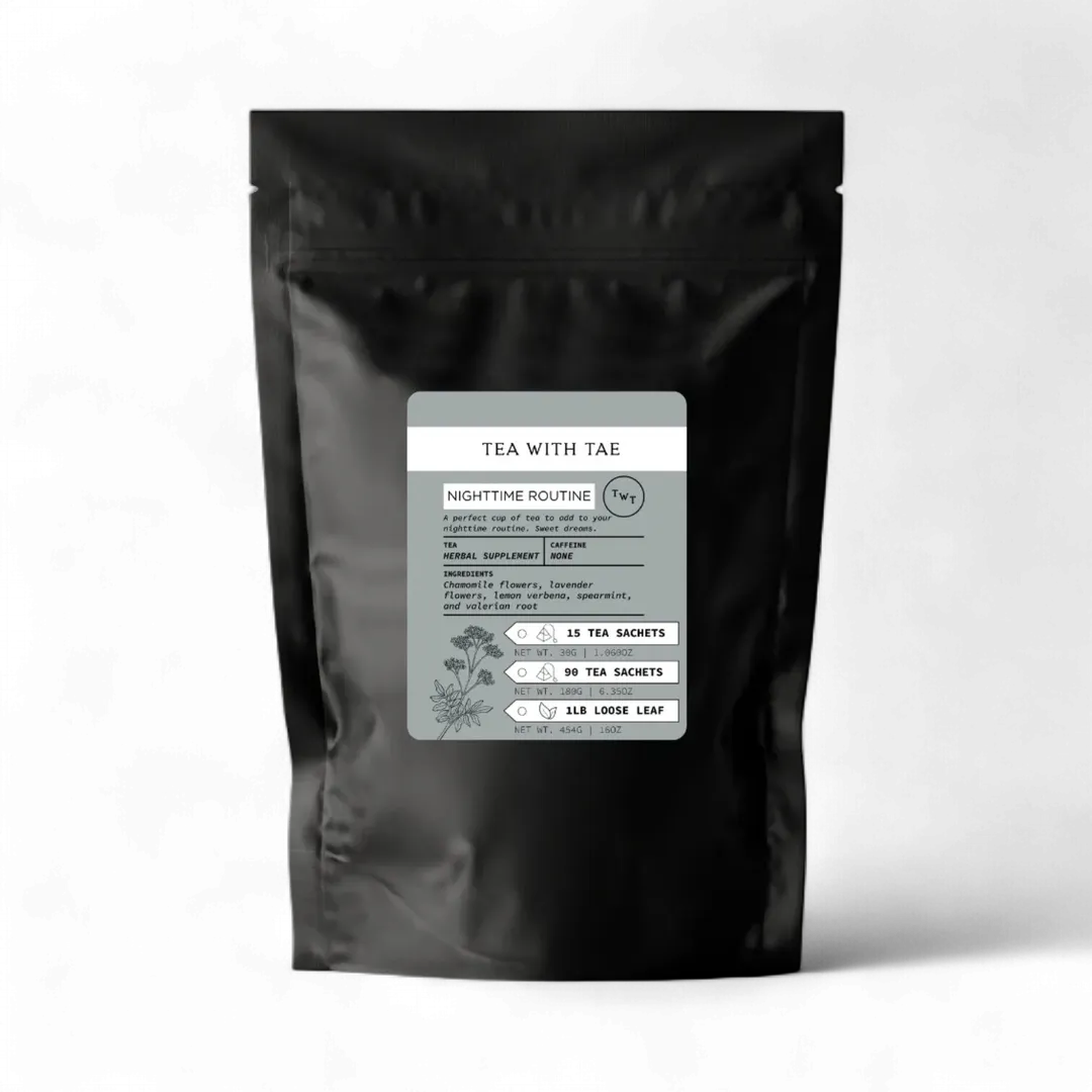 Nighttime Routine Herbal Loose Leaf Tea Pouch (1lb.)