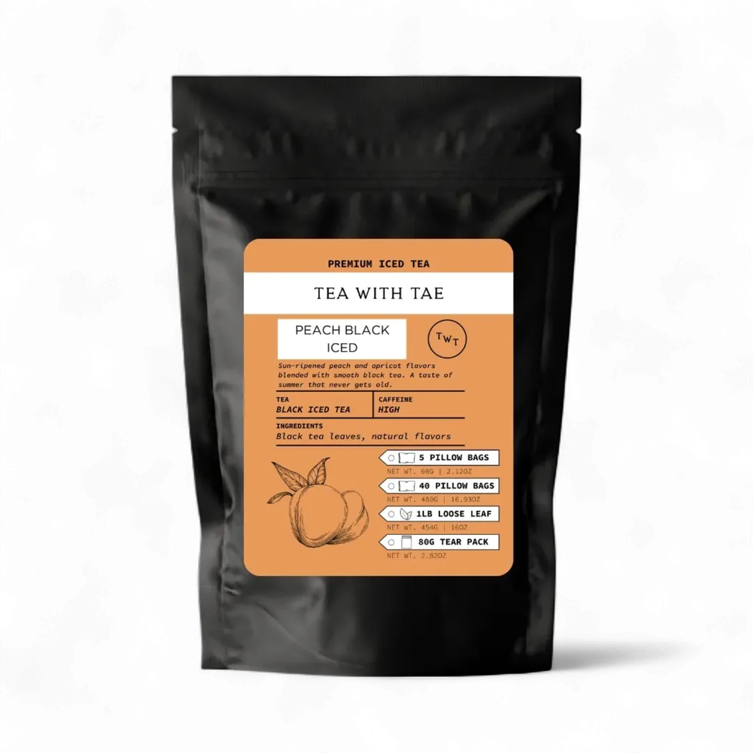 Peach Black Tear Pack Iced Tea Pouch (85g)