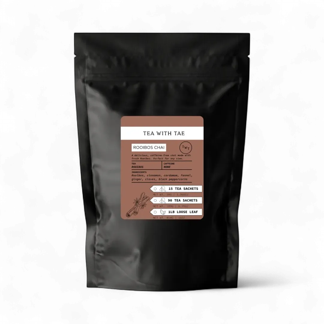 Rooibos Chai Herbal Decaf Loose Leaf Tea Pouch (1lb.)