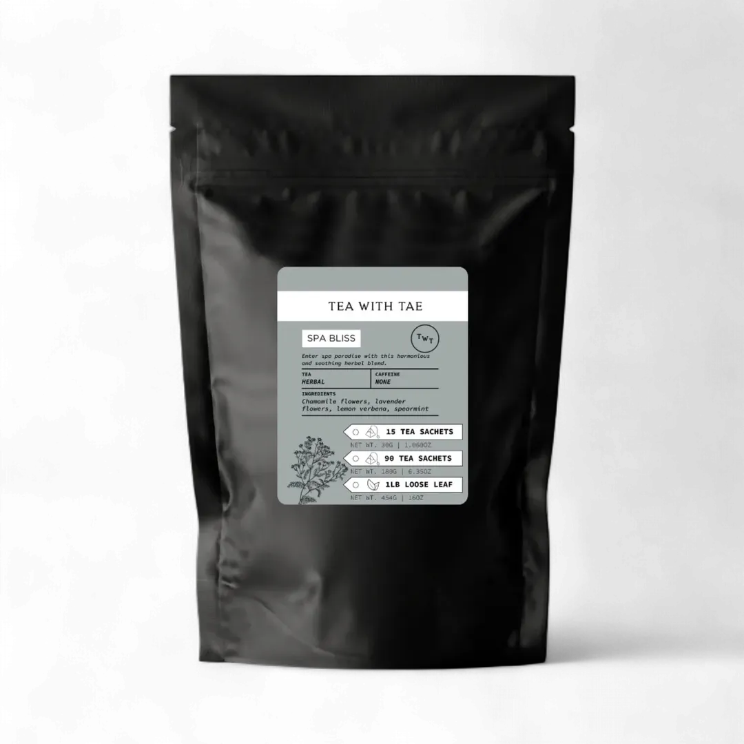 Spa Bliss Herbal Tea Pouch (90 Tea bags) for food service