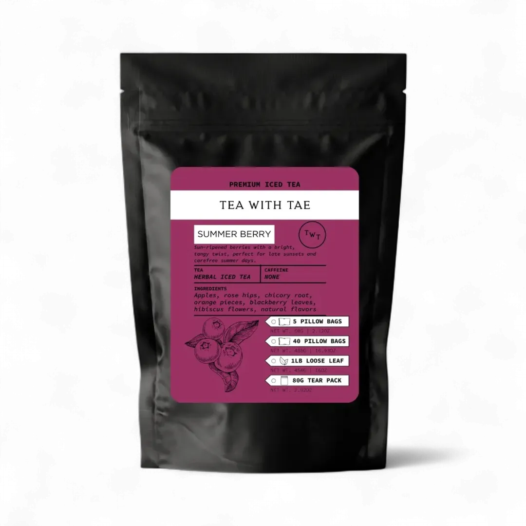 Summer Berry Herbal Tear Pack Iced Tea Pouch (85g)