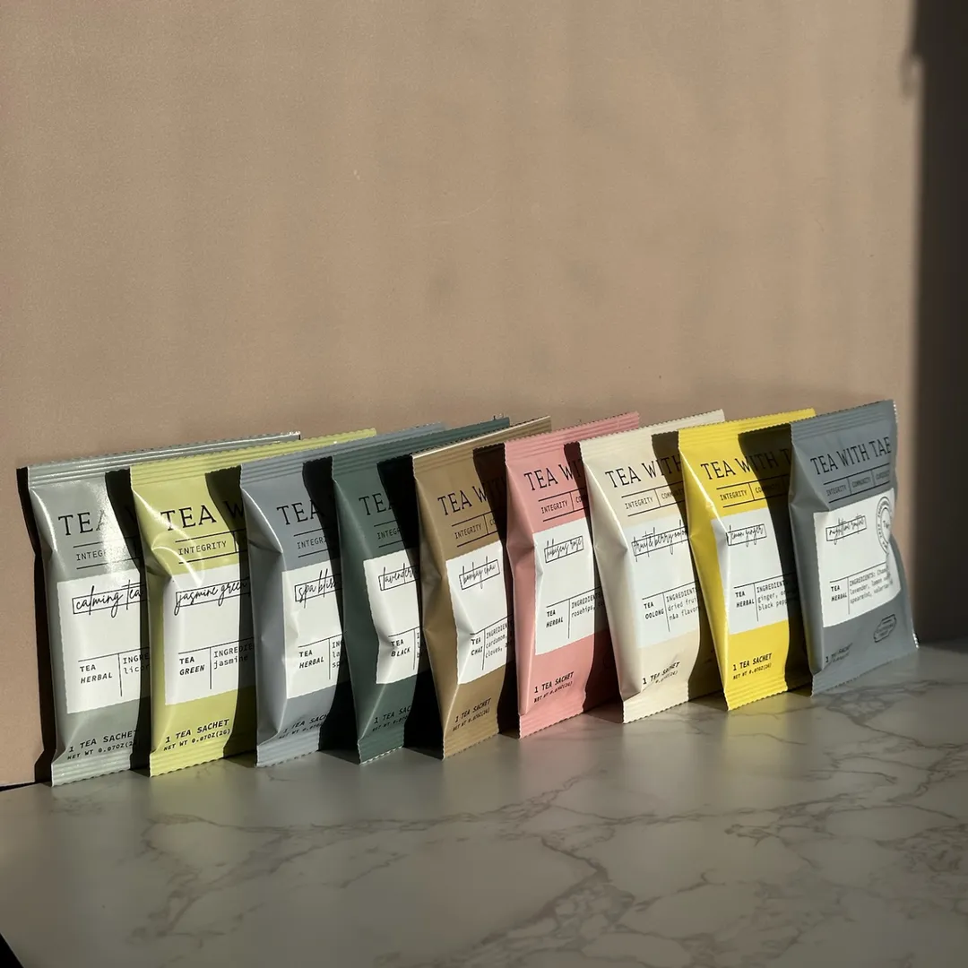 Turmeric Ginger Herbal Tea - Individually Wrapped Tea Bag