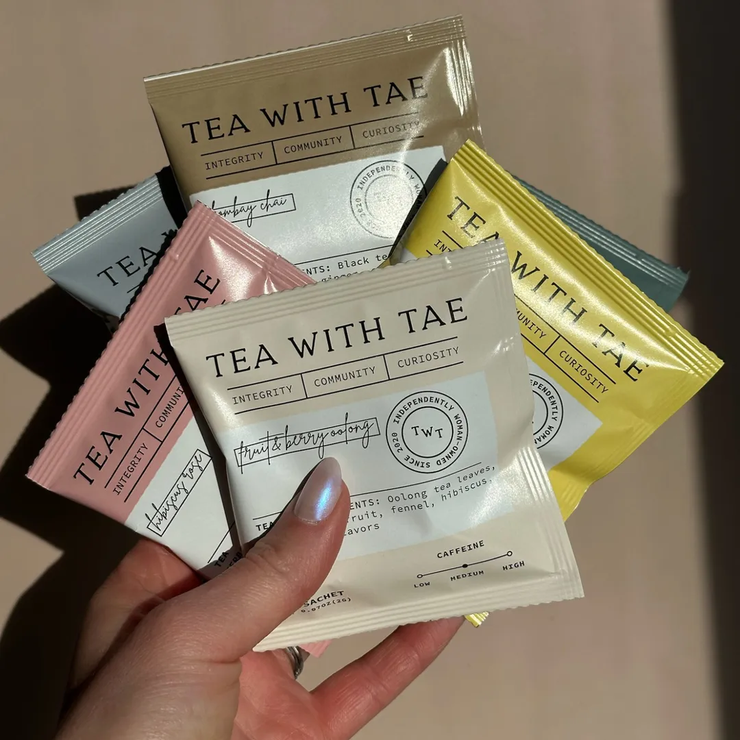 Turmeric Ginger Herbal Tea - Individually Wrapped Tea Bag