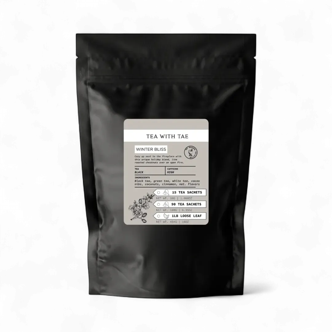 Winter Bliss Black Tea Pouch (90 Tea bags) for food service