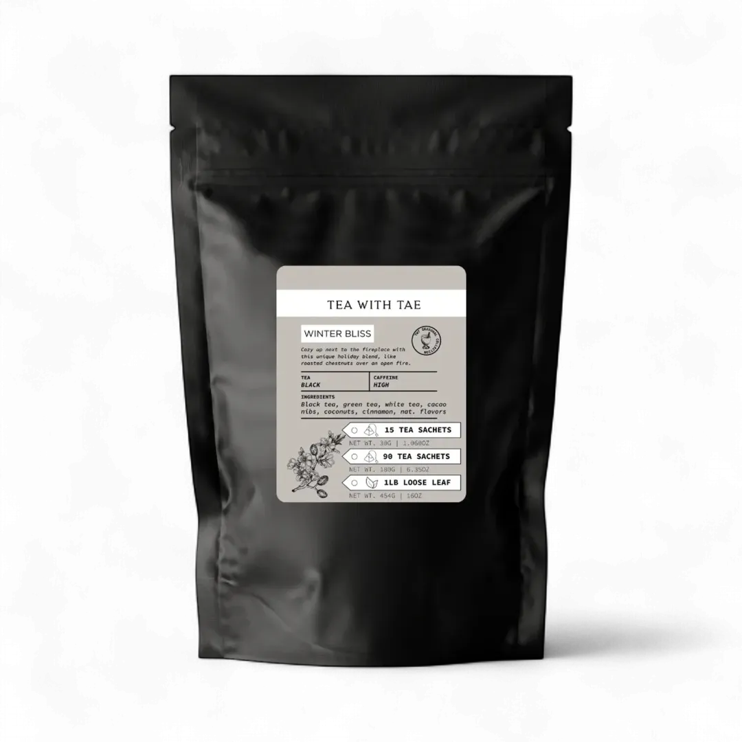 Winter Bliss Holiday Loose Leaf Tea Pouch (1lb.)