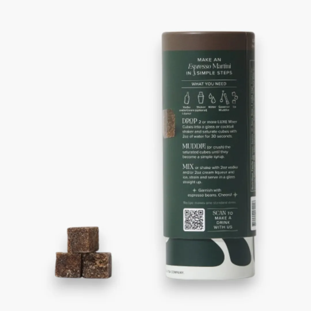 Espresso Martini Premium Cocktail Mixer in a Cube | Tallboy