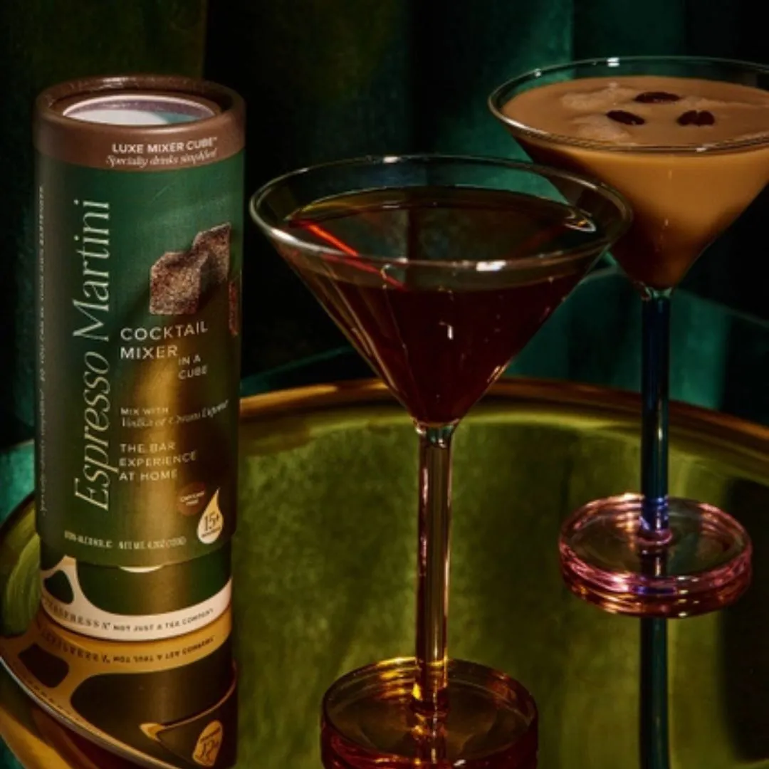 Espresso Martini Premium Cocktail Mixer in a Cube | Tallboy
