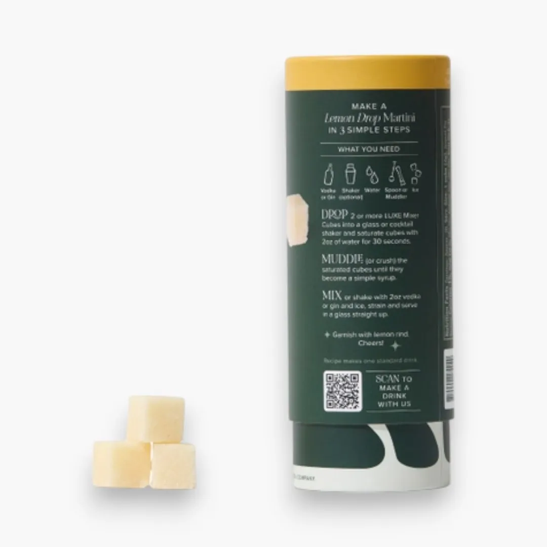 Lemon Drop Martini Premium Cocktail Mixer in a Cube | Tallboy