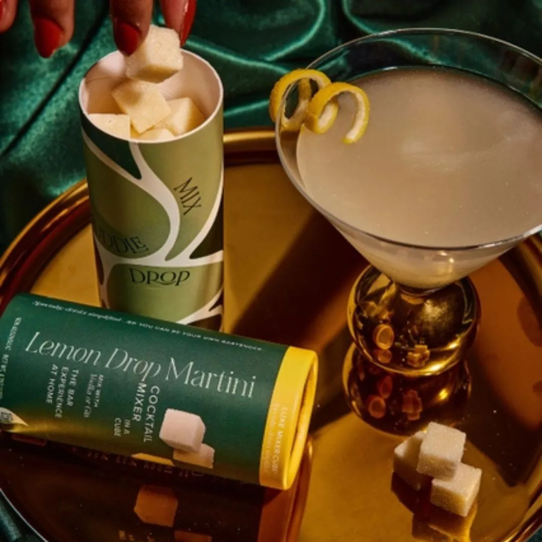 Lemon Drop Martini Premium Cocktail Mixer in a Cube | Tallboy