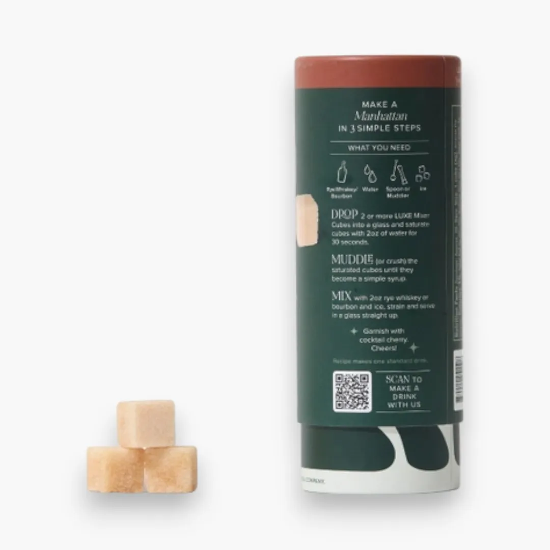Manhattan Premium Cocktail Mixer in a Cube | Tallboy