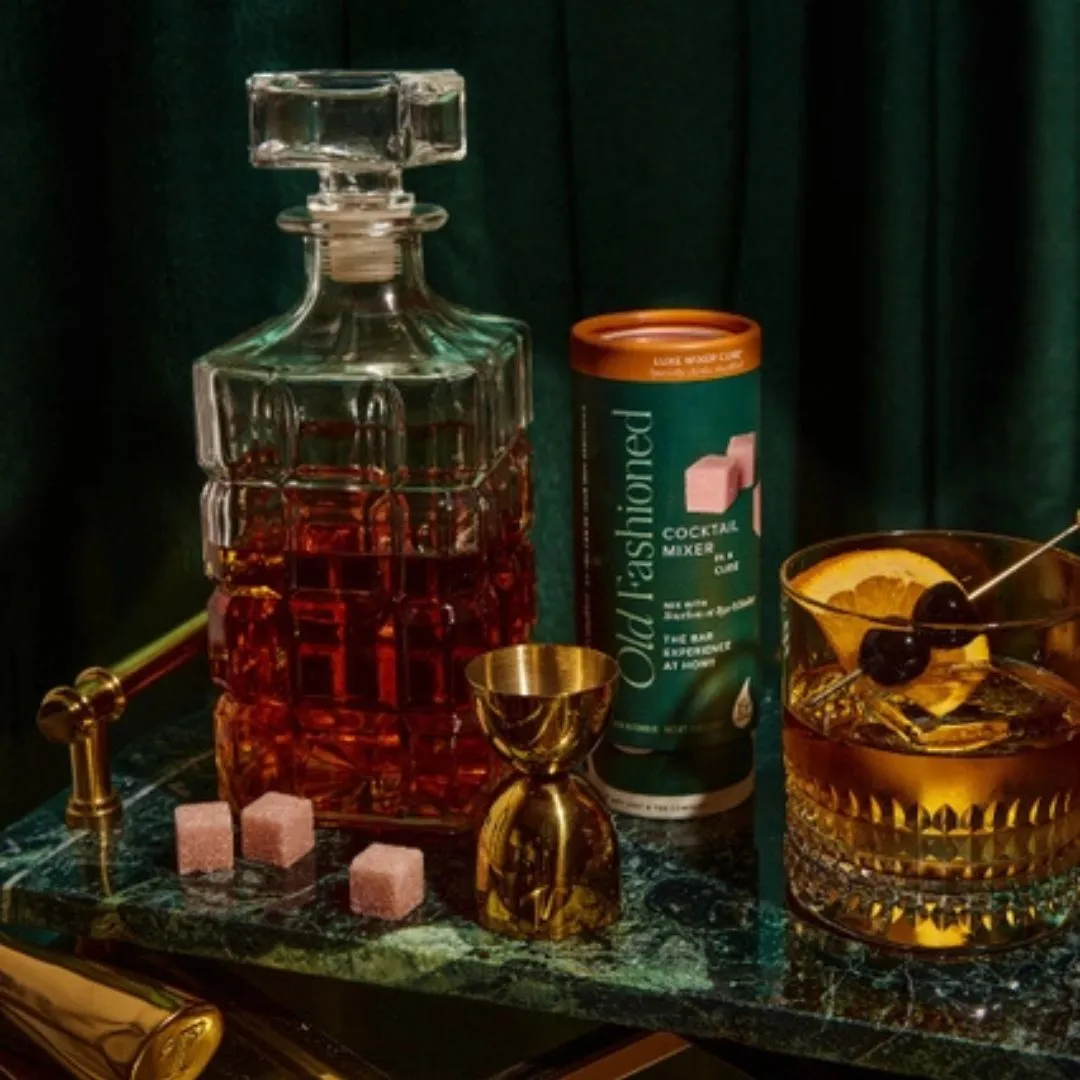 Old Fashioned Premium Cocktail Mixer in a Cube| Tallboy