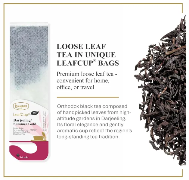 Ronnefeldt LeafCup® Darjeeling Summer Gold - Organic