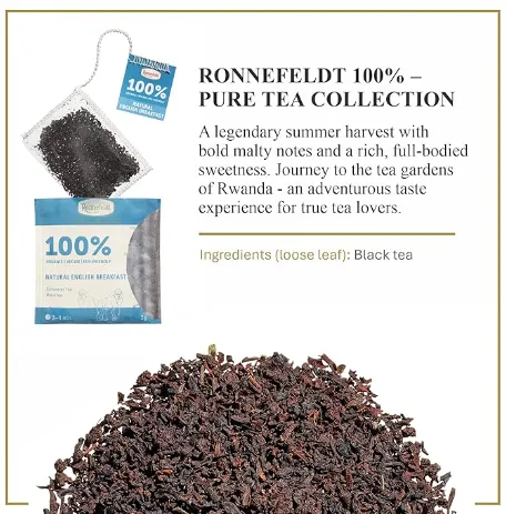 Ronnefeldt 100%® Natural English Breakfast - Organic & Vegan