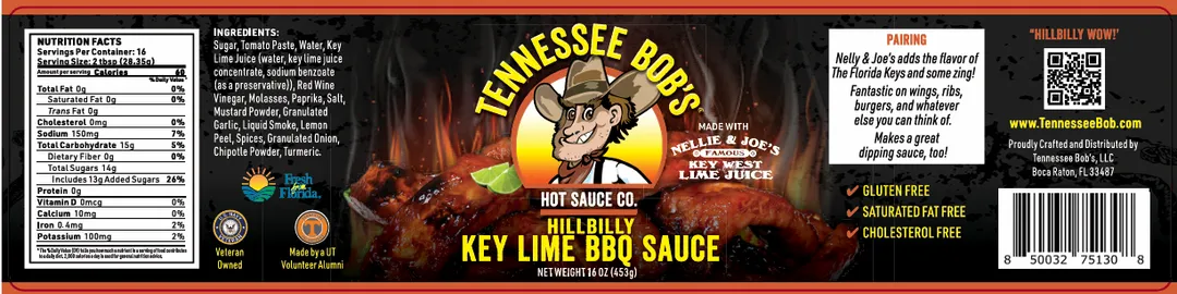 Hillbilly Keylime BBQ Sauce