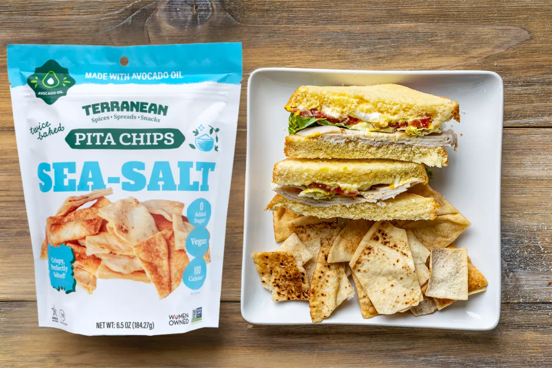 Avocado Oil Sea Salt Twice-Baked Pita Chips (6.5 oz.)
