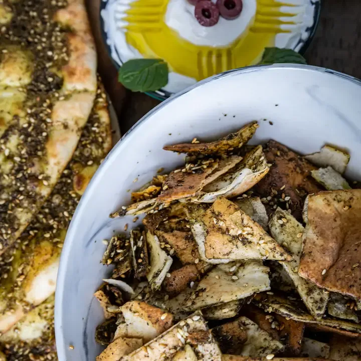 Avocado Oil Spicy Za'atar Twice- Baked Pita Chips (6.5 oz.)