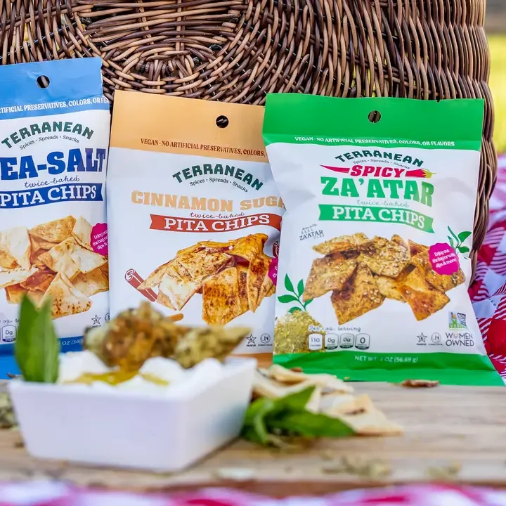 Spicy Za'atar Twice- Baked Pita Chips (2 oz.)