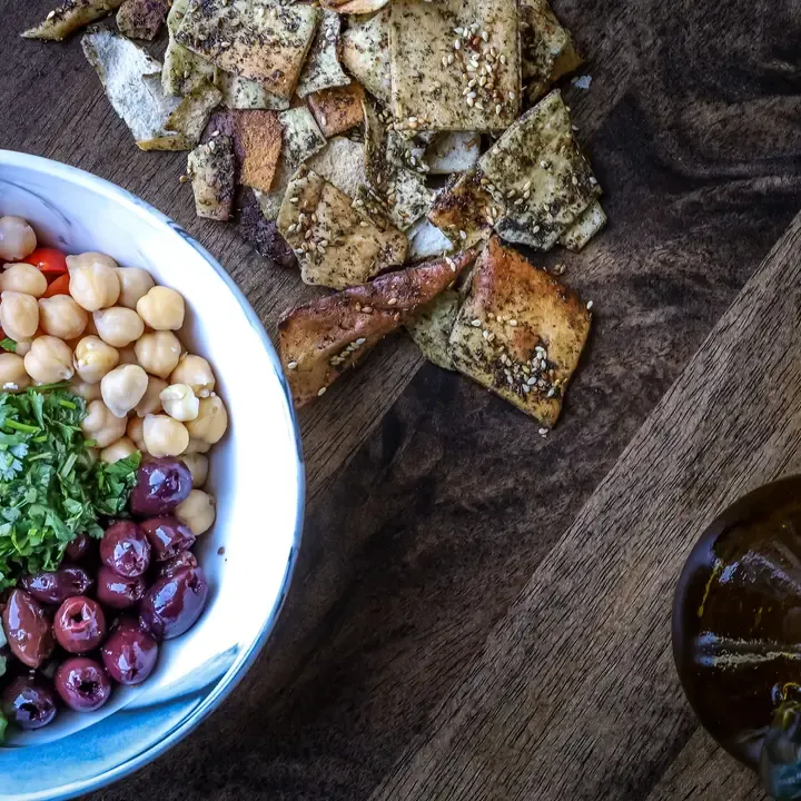 Avocado Oil Spicy Za'atar Twice- Baked Pita Chips (6.5 oz.)