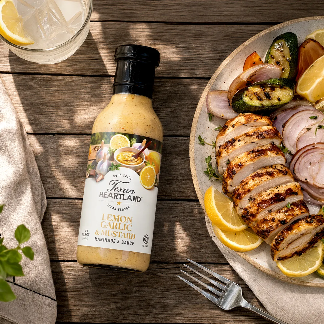 Lemon, Garlic & Mustard Marinade & Sauce