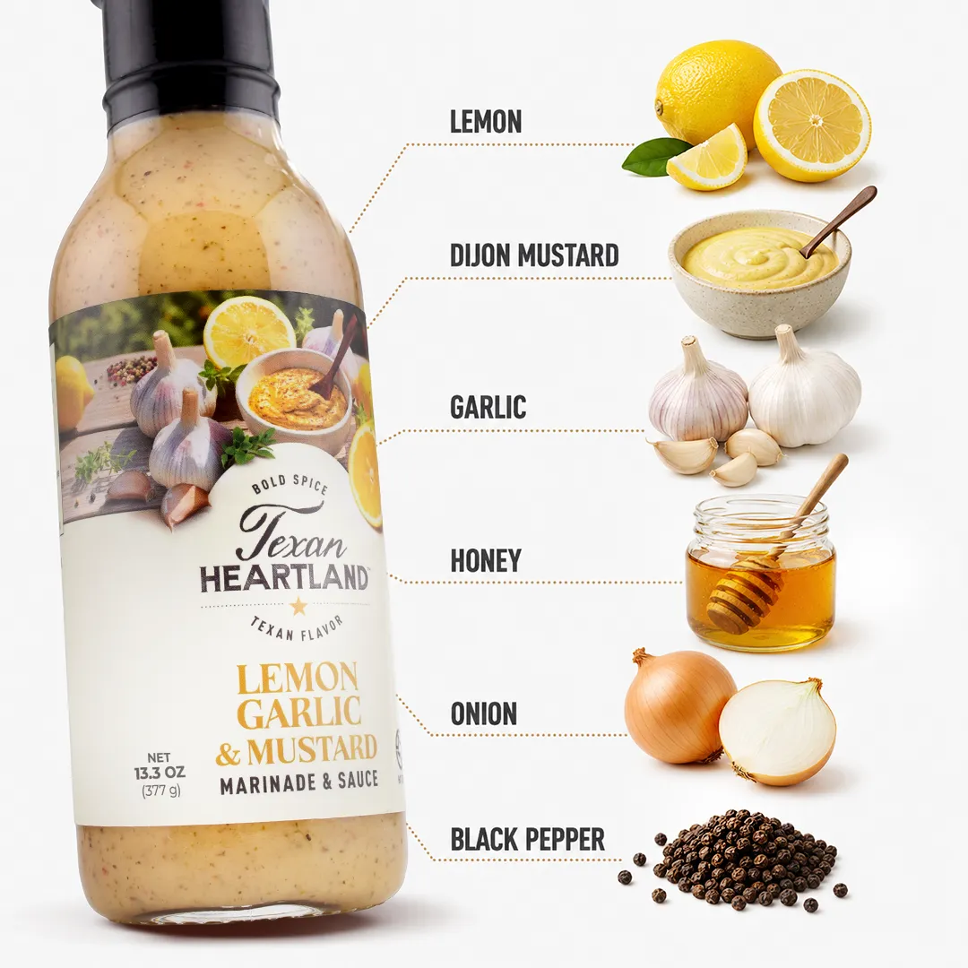 Lemon, Garlic & Mustard Marinade & Sauce