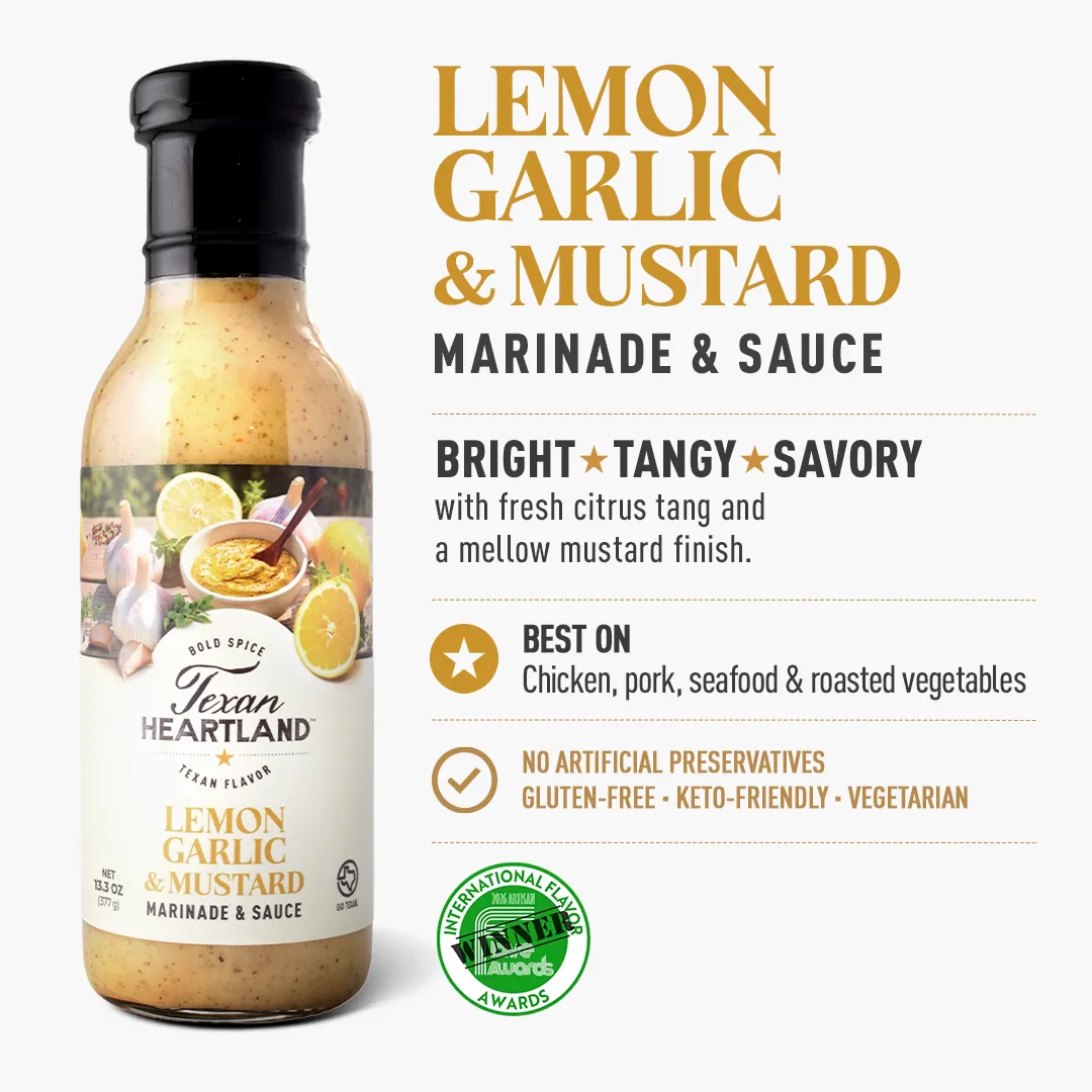 Lemon, Garlic & Mustard Marinade & Sauce