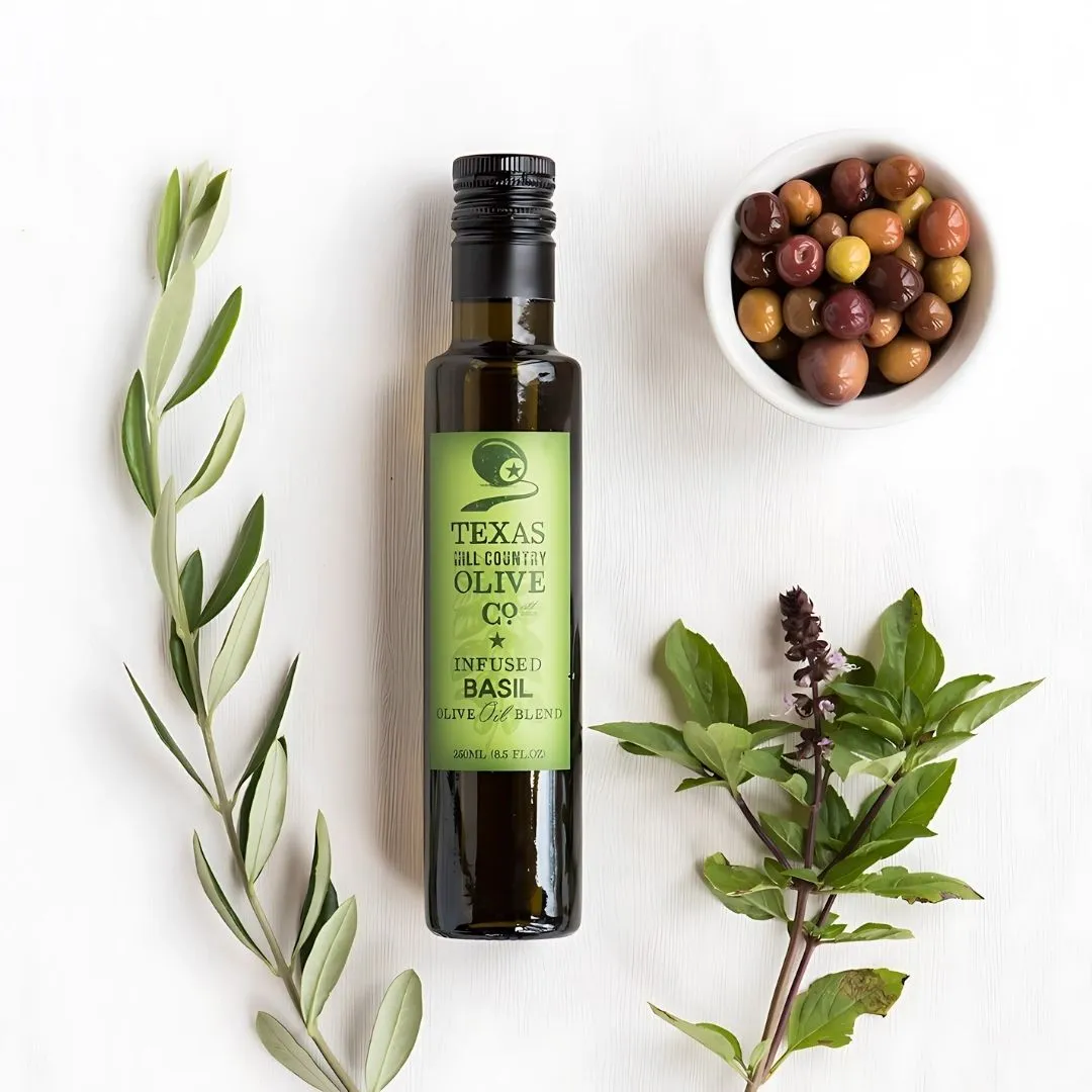 Basil Infused Olive Oil - 100ml