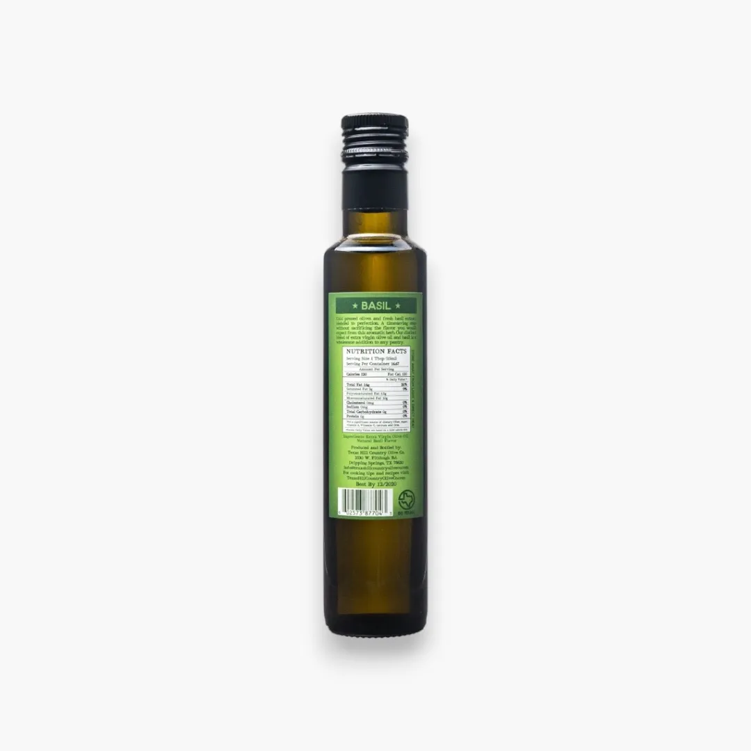 Basil Infused Olive Oil - 250ml
