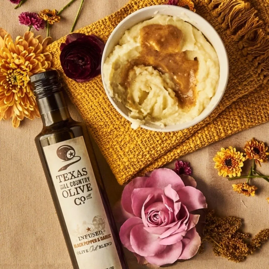 Black Pepper Garlic Infused Olive Oil - 500ml