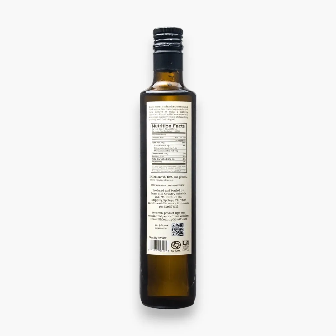 Terra Verde Extra Virgin Olive Oil - 500ml