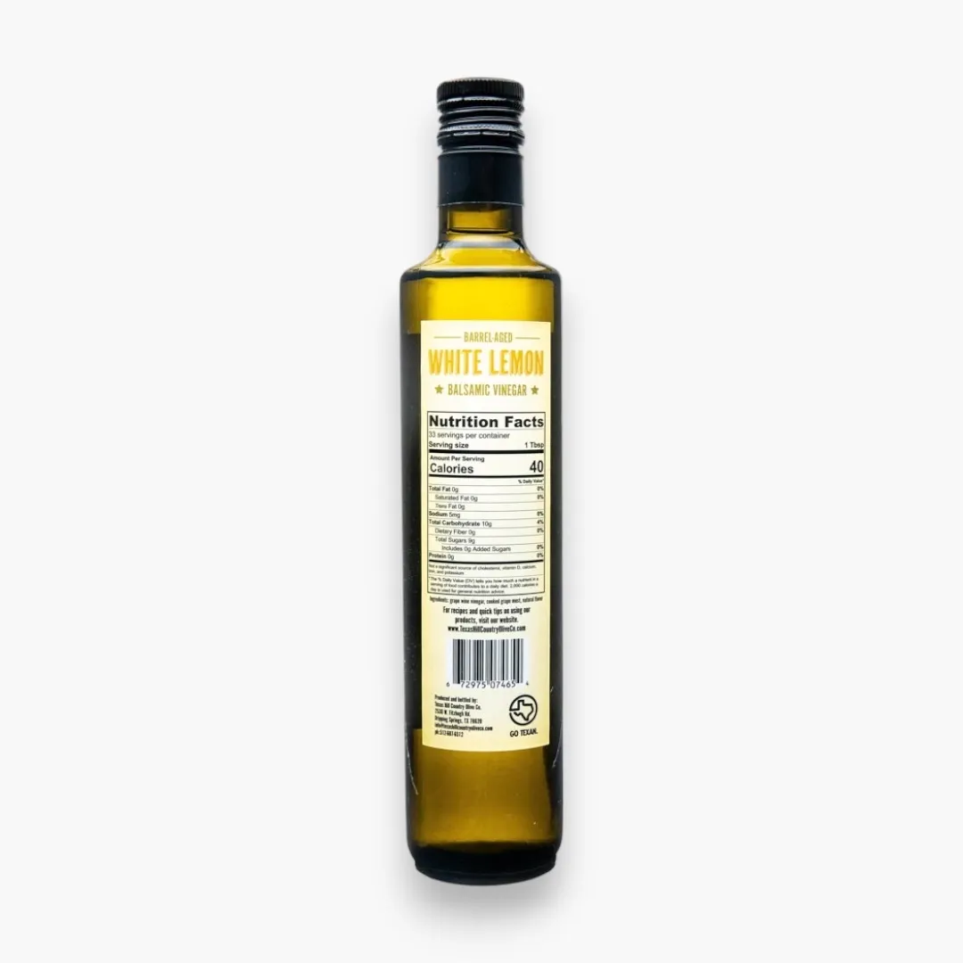 White Lemon Balsamic Vinegar - 500ml