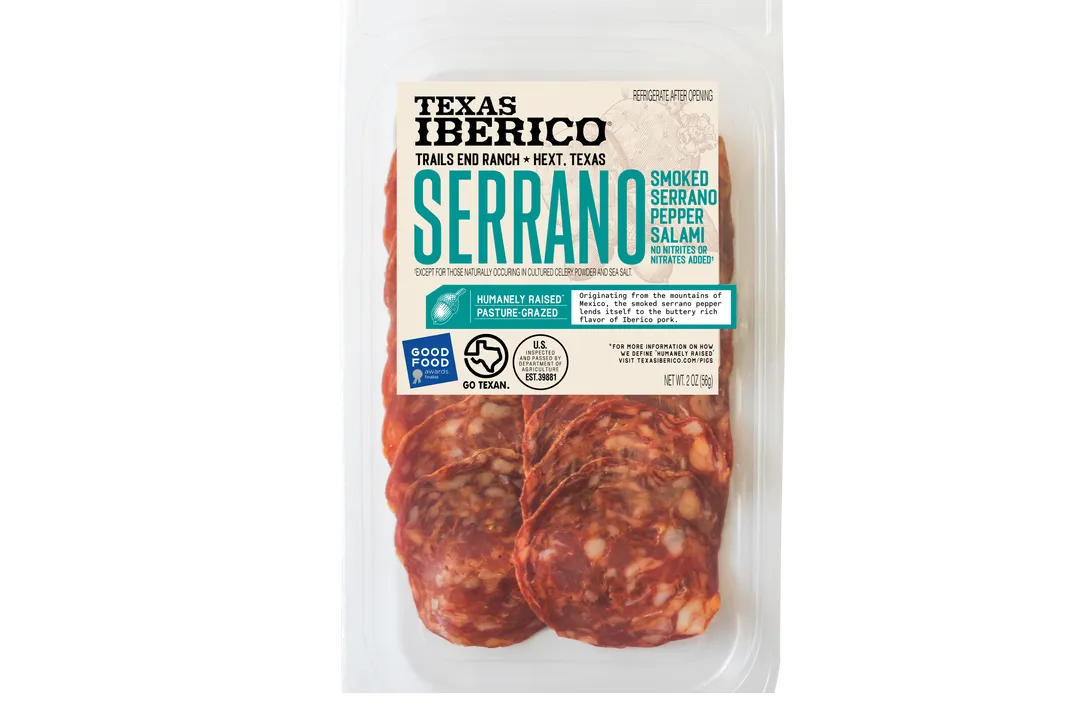 Texas Iberico® Sliced Serrano Pepper Salami