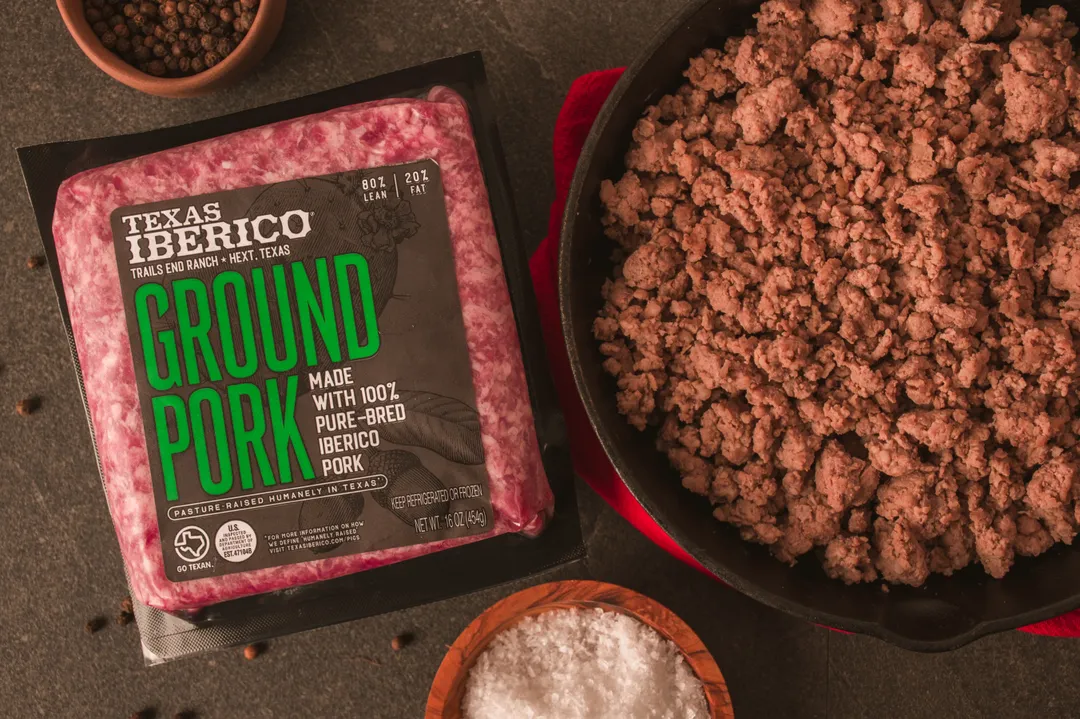Texas Iberico® Retail Ground Pork (1.0 lb)