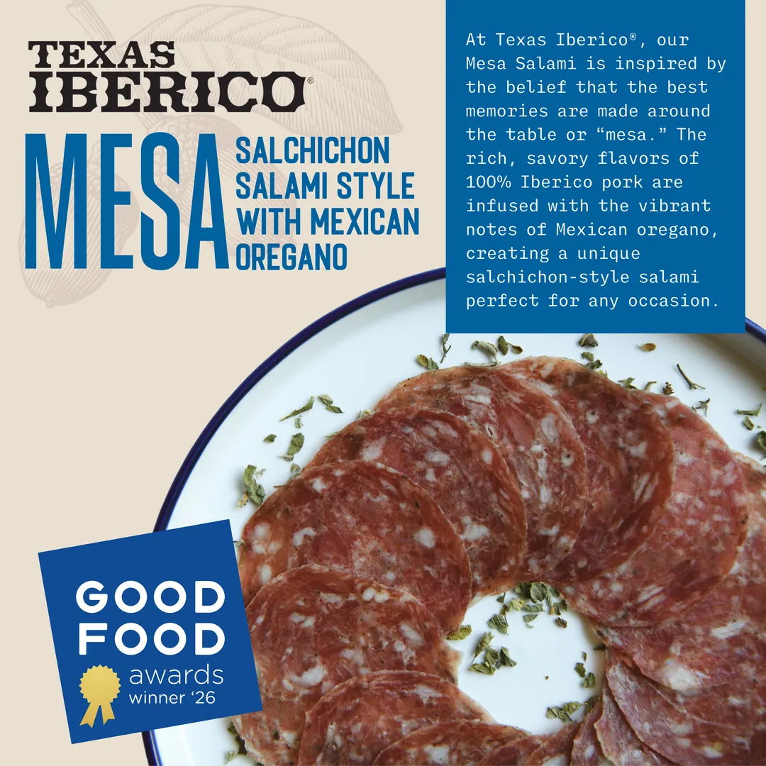 Texas Iberico® Sliced Mesa Salchichon Style Salami