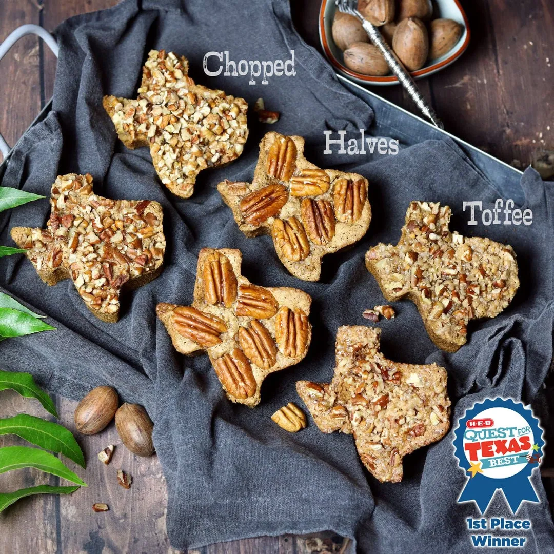Texas Pecan Cakes: Small Cakes 3.35oz (6 Pack) - 6-Chopped Pecans