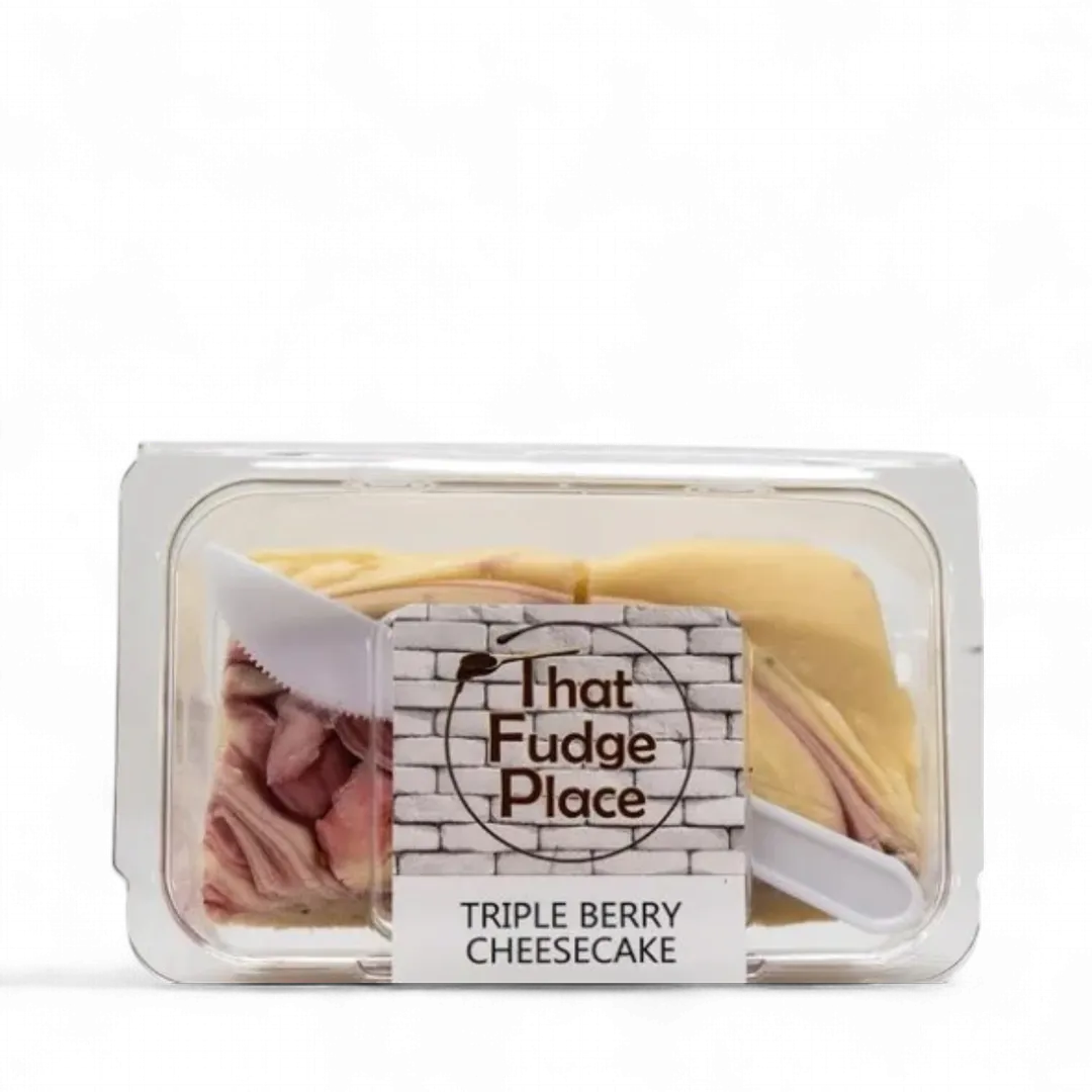 Triple Berry Cheesecake Fudge 8oz