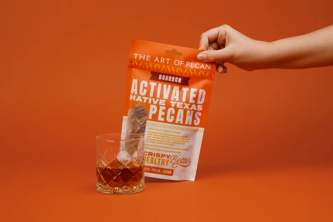 Activated Native Texas Pecans- Bourbon