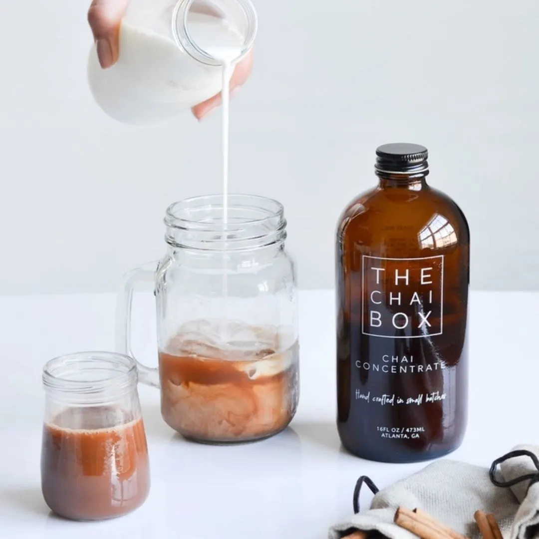 Chai Concentrate 16 oz Glass Bottle - Unsweetened