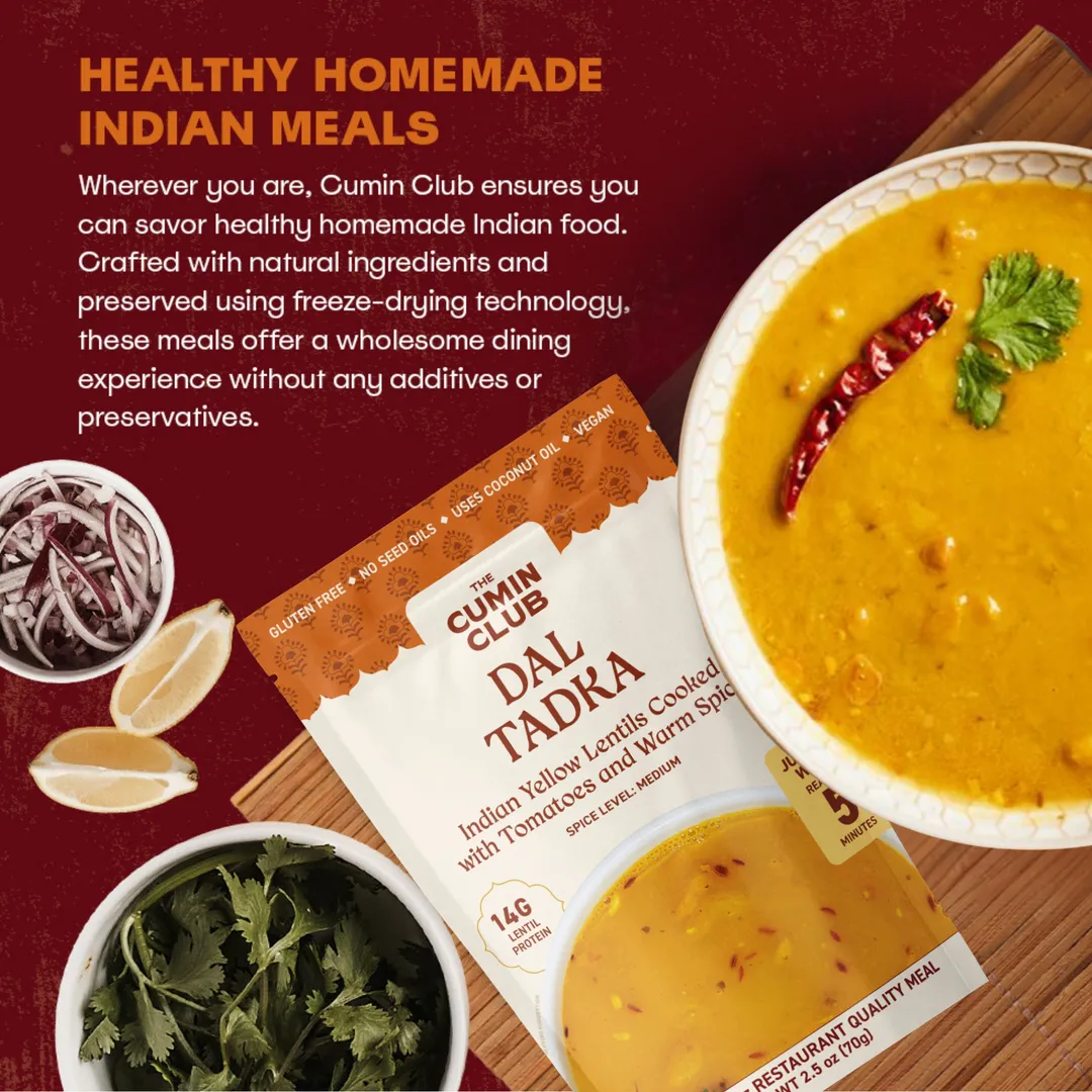 The Cumin Club Dal Tadka - Ready to eat Indian Meal
