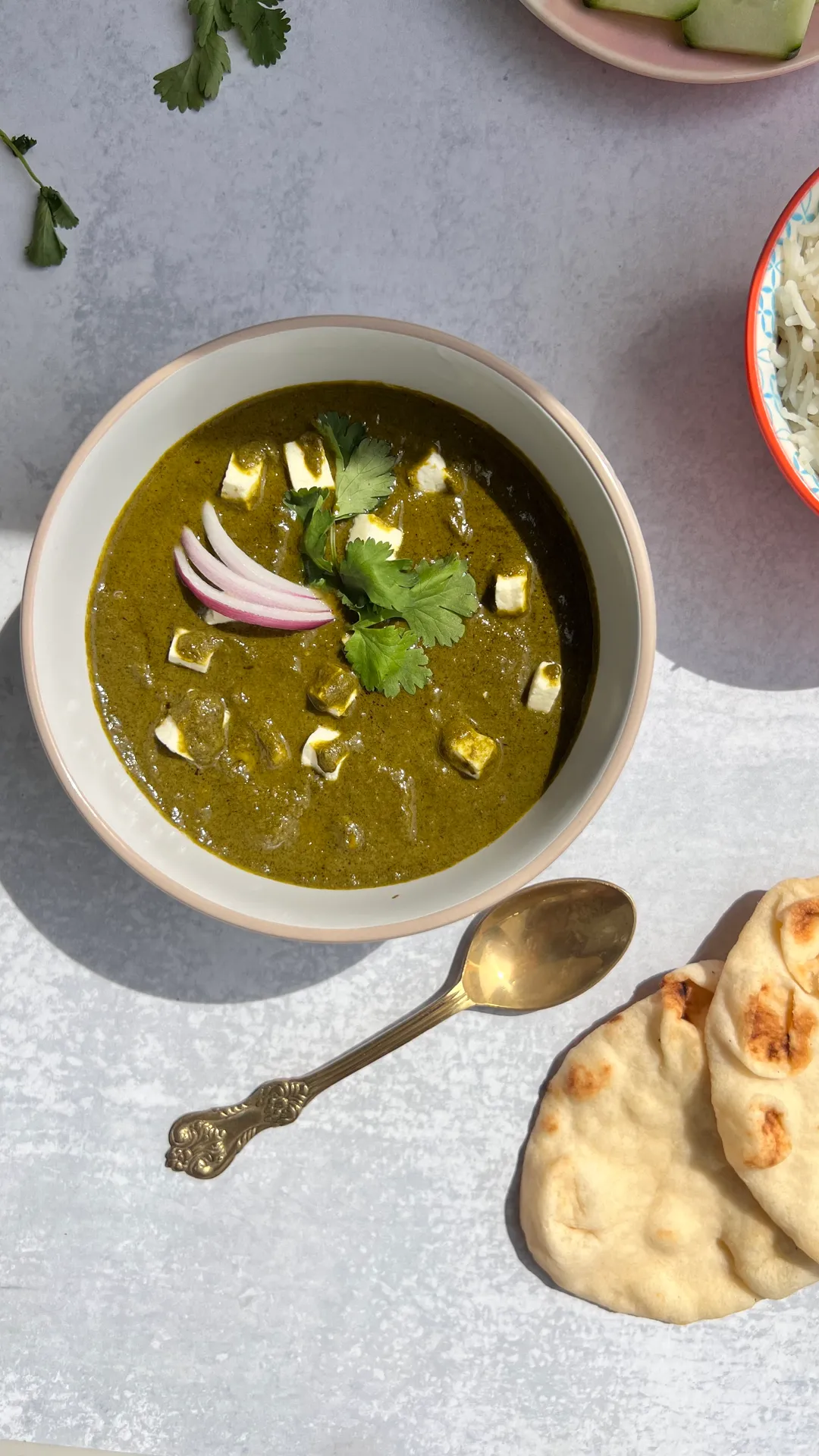 The Cumin Club Palak Paneer - Ready To Eat Indian Meal 