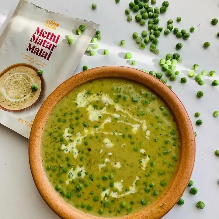 The Cumin Club - Methi Matar Malai Ready to Eat Indian Meal 
