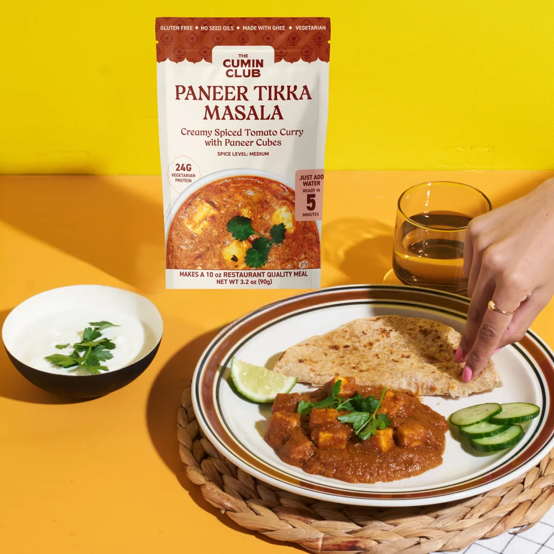 The Cumin Club Paneer Tikka Masala Ready to eat Indian Meal