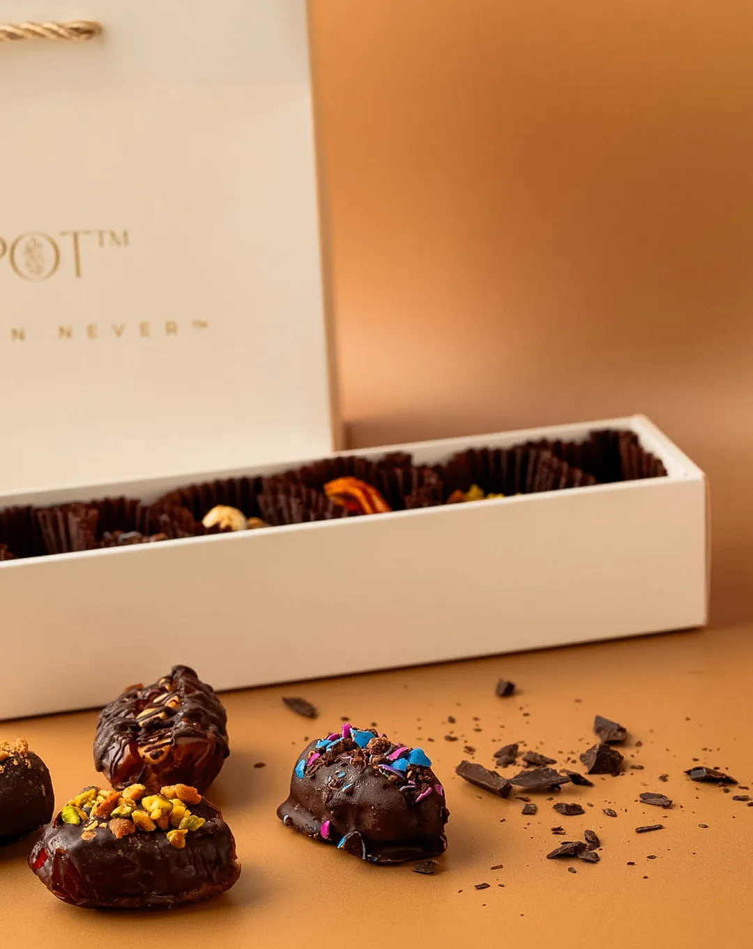 First Date™ (6 Gourmet Vegan and Gluten-Free Chocolate Covered Dates)