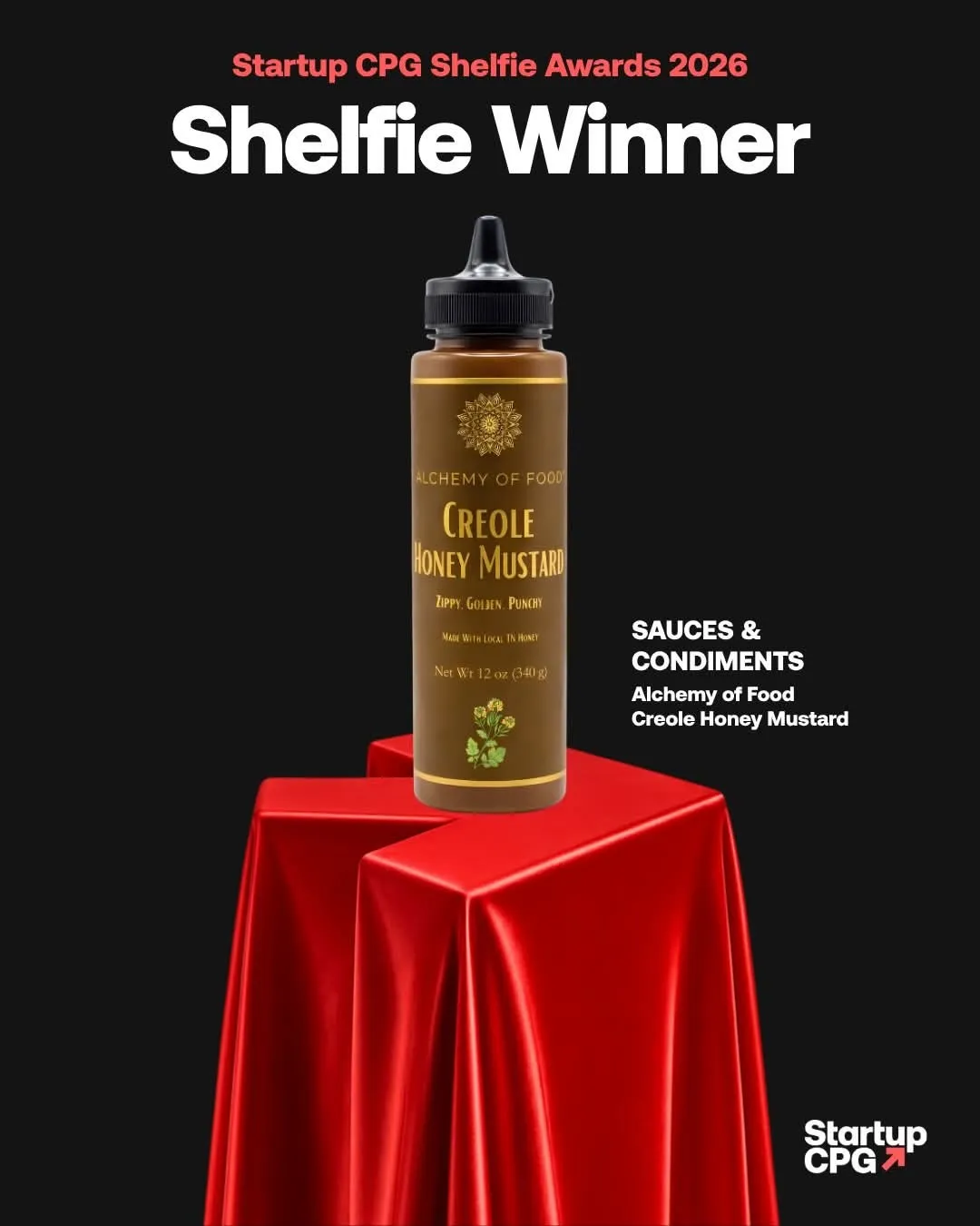 Creole Honey Mustard Award Winning Gourmet Condiment 
