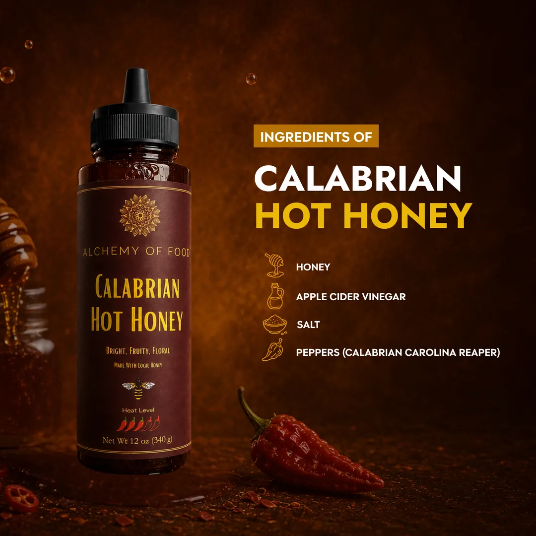 Calabrian Hot Honey Chef-Crafted Gourmet Condiment