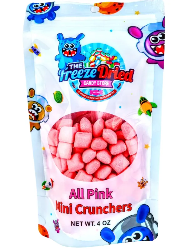 All Pink Mini Crunchers