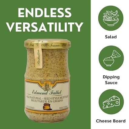 Edmond Fallot Old Fashion Grain Mustard 7oz