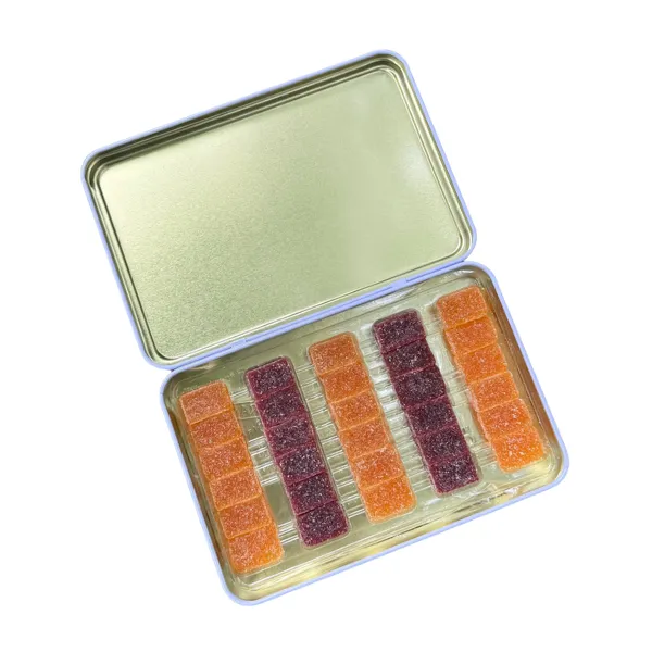 Cruzilles Pates de Fruits in Purple Tin 7oz